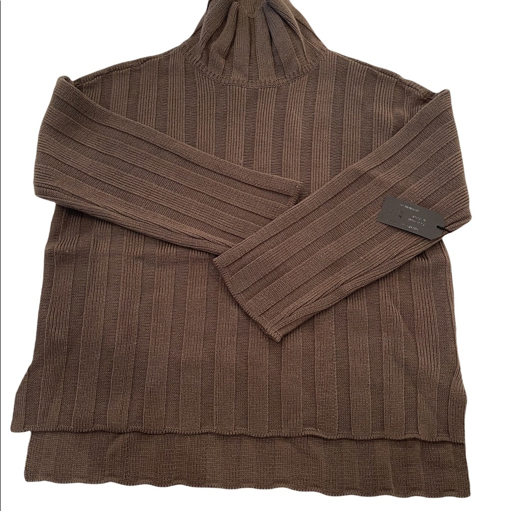 LUCCA Couture High Low Hem Turtleneck Sweater